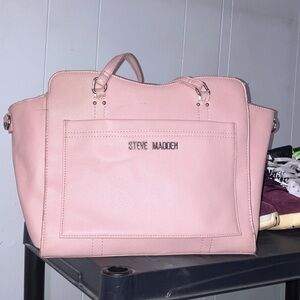 Steve Madden Blush Pink Tote Bag broken strap